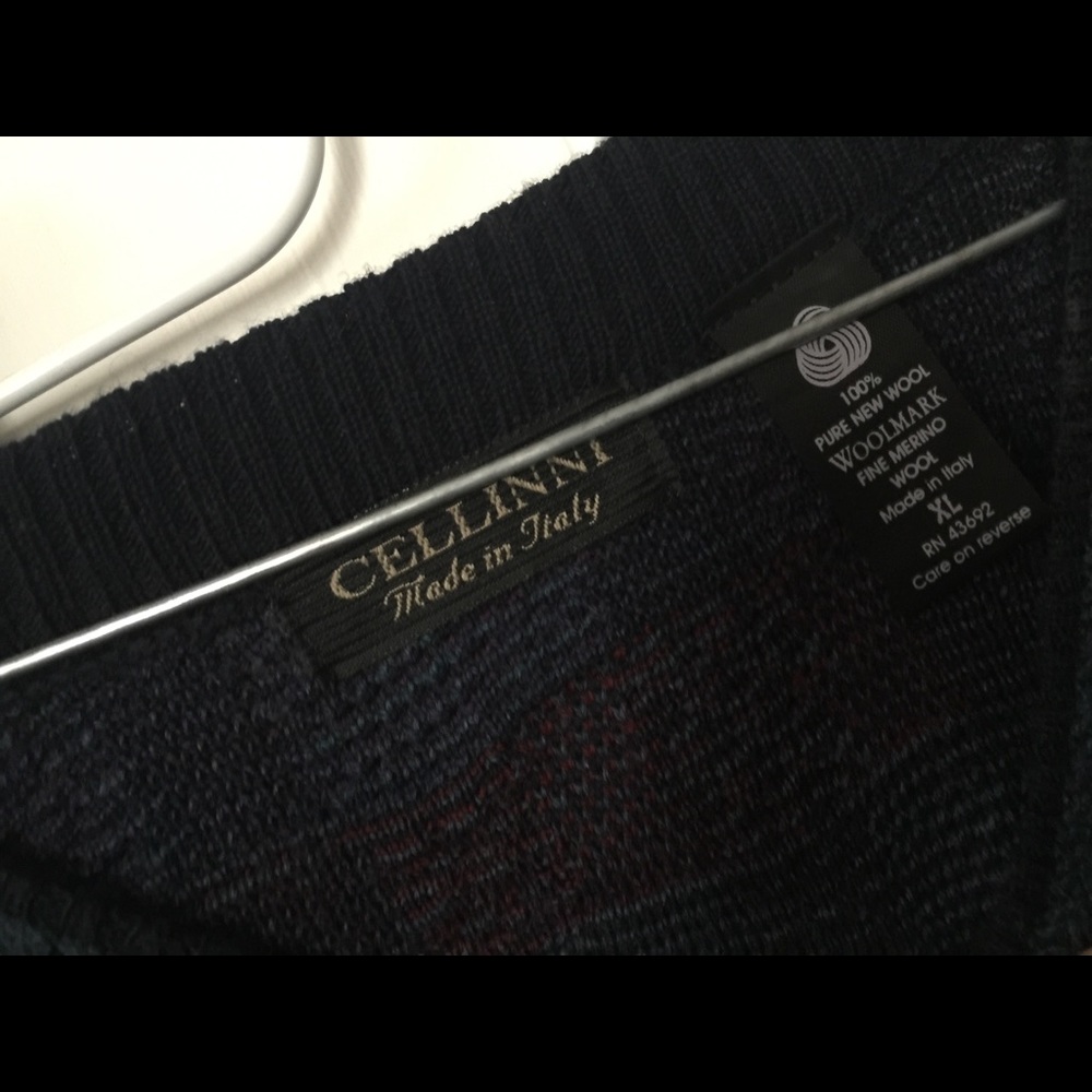 Men’s fine wool pullover XL Cellinni
